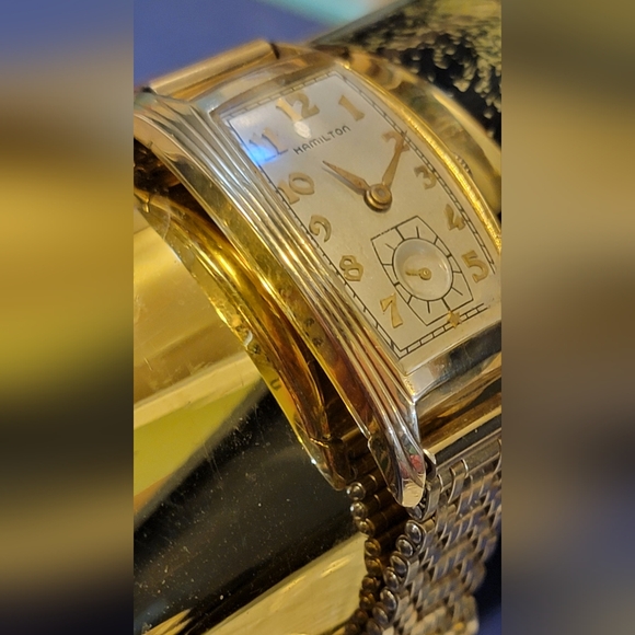 Antique Men's 14k FL Hamilton Watch - Picture 5 of 8